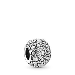 Pandora Shimmering Droplets Charm, Clear CZ